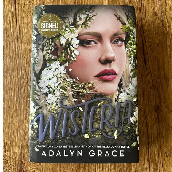 Barnes & Noble Special Signed Edition Wisteria By Adalyn Grace - Picture 1 of 9